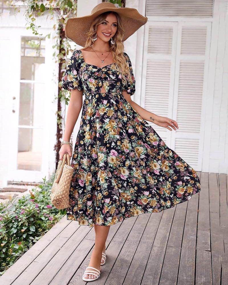 floral sundress for summer 2025