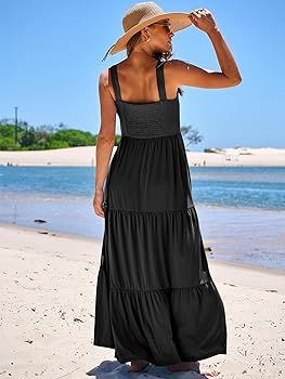 flowy maxi dress beach vacation