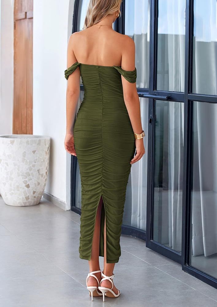 off shoulder summer dress 2025