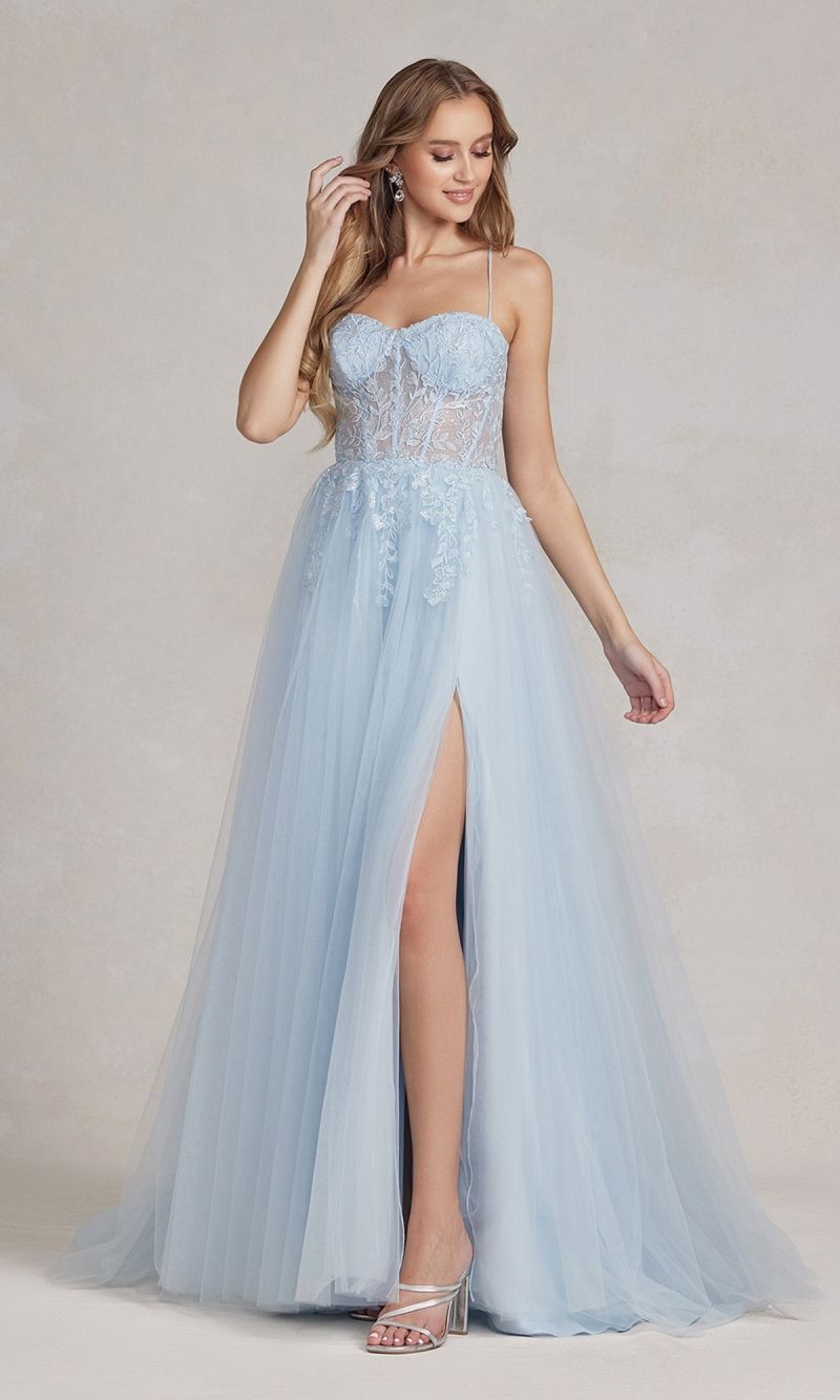 pastel prom dress soft