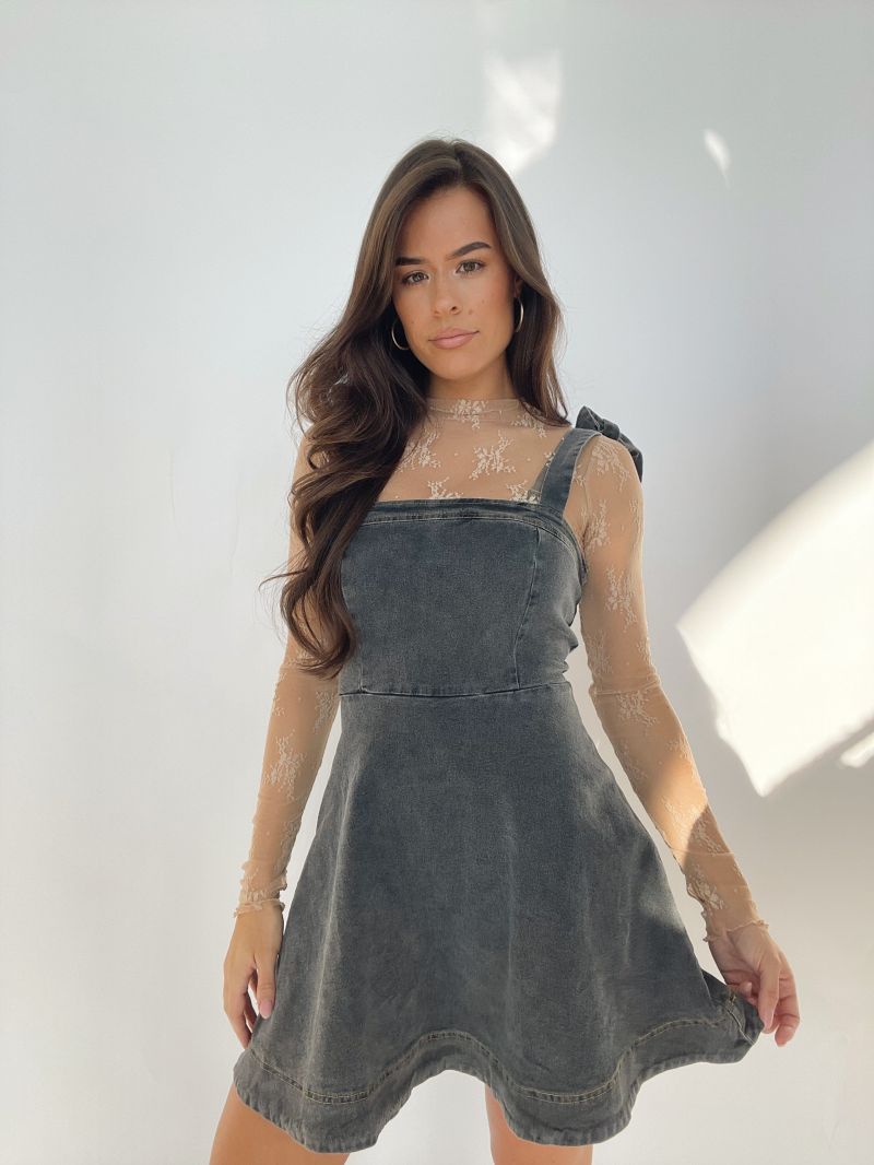 acid wash denim dress 2025